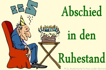 Ruhestand sprüche kostenlos abschied Abschiedssprüche und